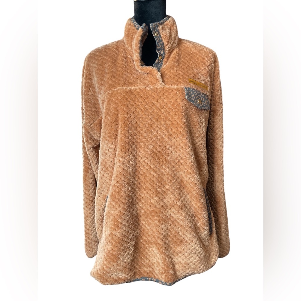 Simply Southern Tan Fleece Pullover
